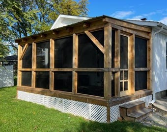 10'x18' Screen Porch Kit - 100% Precut, Labeled and Ready to assemble