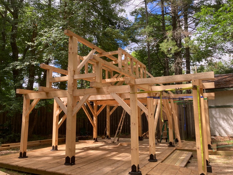 14x20' Timber Frame Kit Etsy