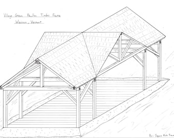 16'x20' Pavilion With Gable Dormers- 100% Precut, Labeled and Ready to Assemble