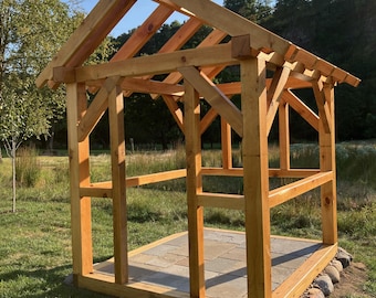 8'x10' Timber Frame- 100% Precut, Labeled and Ready to Assemble