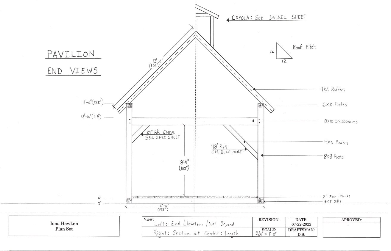 16'x20' Timber Frame Kit Structure Etsy