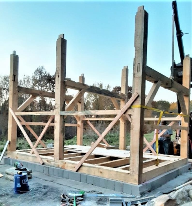 12x16' Timber Frame Kit Etsy