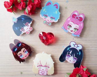ALNST Acrylic Phone Grips: Bunny Vers.