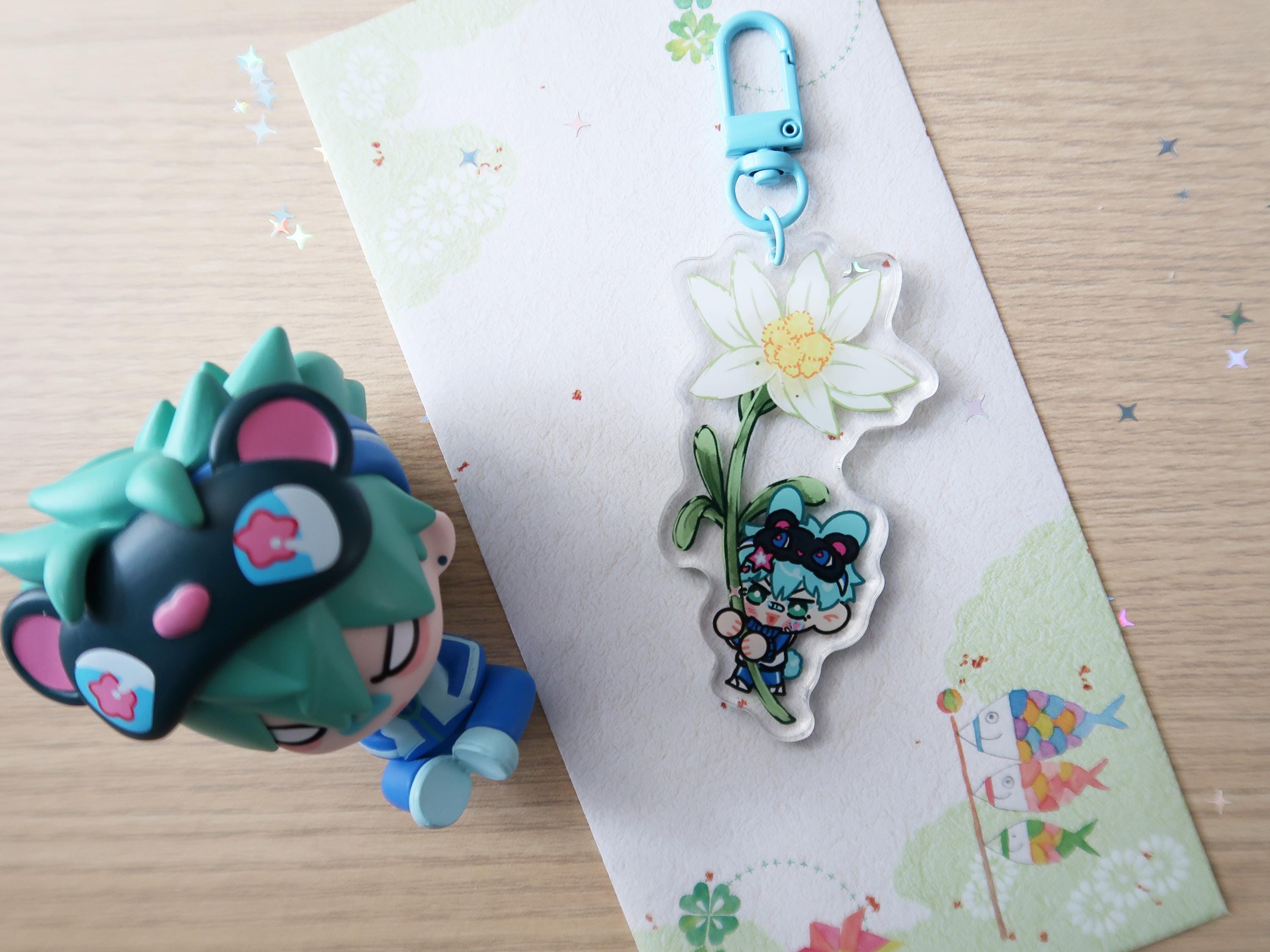 ALNST: Drowning Bloom Acrylic Charm - Etsy