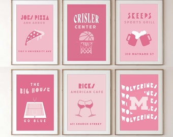 University of Michigan Poster Prints | College Posters | UMich