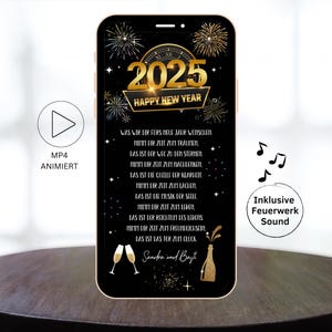 eCARD Capodanno Auguri di Capodanno, auguri di Capodanno digitali WhatsApp, auguri di Capodanno animati, Felice Anno Nuovo 2025