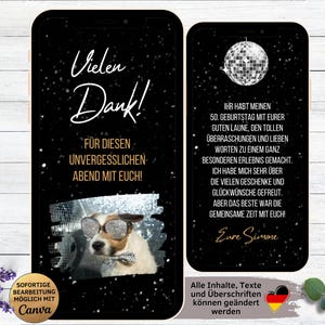 eCard Danksagung für Geburtstag lustig | Jugendweihe | Kommunion | Konfirmation | Firmung | Einschulung | digitale Danksagungskarte | Danke