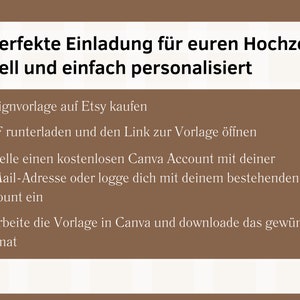 eCard digitale Einladung Hölzerne Hochzeit rustikal für WhatsApp, personalisierbare elektronische Hochzeitstag Einladung Holz Licht mit Foto Bild 7