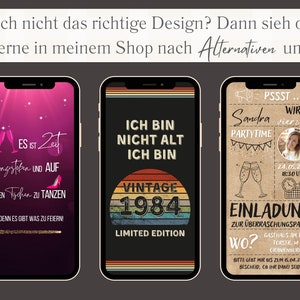 eCARD Geburtstags Party Einladung grün Cocktails für 20. 30. 40. 50. 60. animierte WhatsApp Geburtstagseinladung mit Foto Bild 10