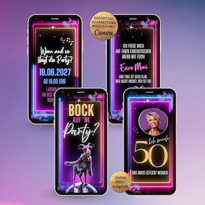 Grappige verjaardagskaart voor een vrouw | digitale verjaardagskaart, klaar voor een feestje | WhatsApp-video-uitnodiging voor een verjaardagsfeest