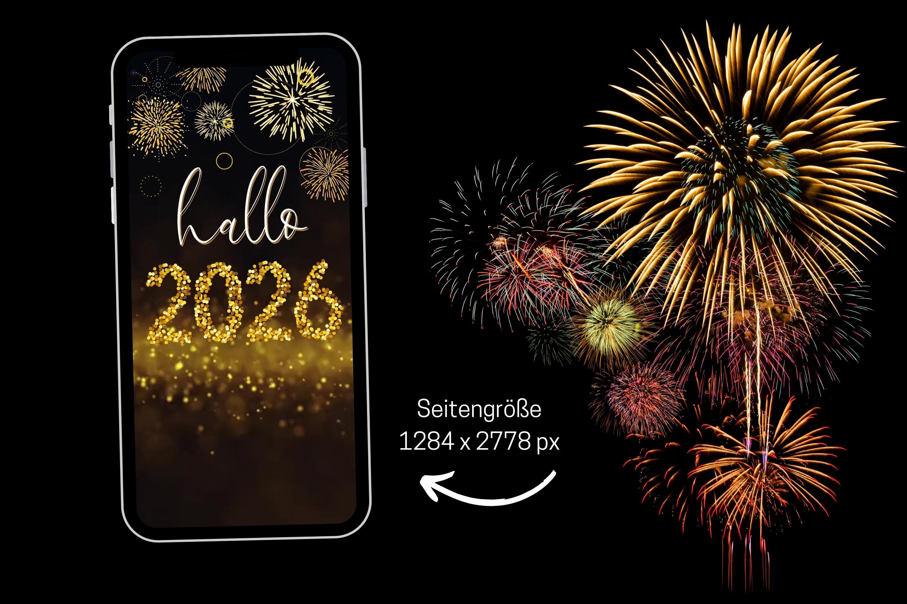 Silvestergrüße 2026 für WhatsApp: Kostenlose Bilder \u0026 Memes mit KI erstellen, image size:3000x2000