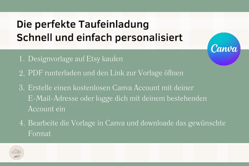 eCard Einladung Taufe digital, animierte Einladungskarte für Taufe personalisierbar zum Versenden per WhatsApp, Karte Taufe mit Foto Bild 7