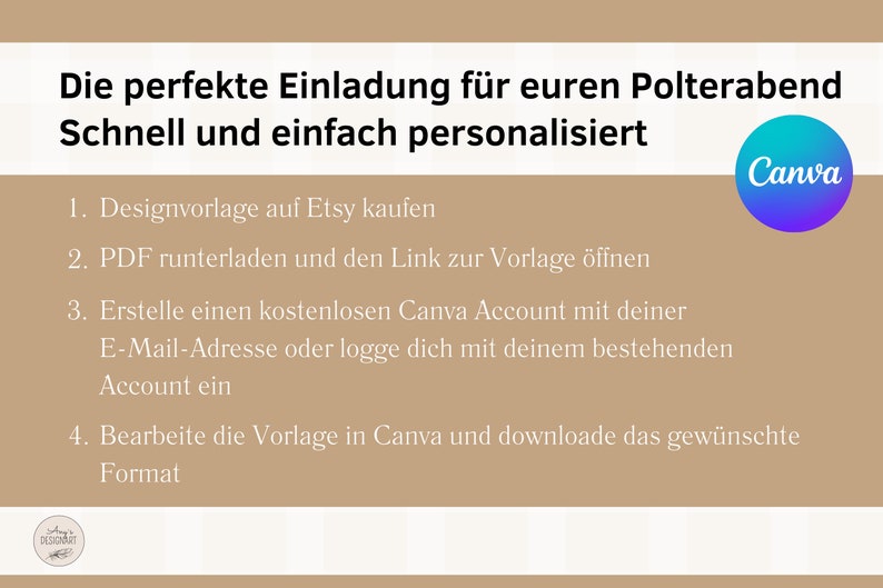 eCard Einladung Polterabend Kraftpapier digitale für WhatsApp, personalisierbare Polterabendeinladung mit Foto Bild 7