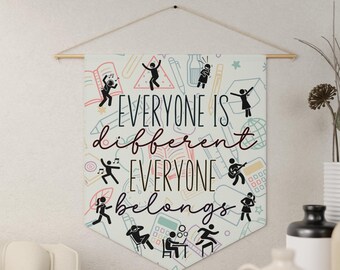 Teacher Classroom Elementary School Positivity Wall Hanging Pennant. Elementary Classroom Wall Decoration. Classroom Decor.