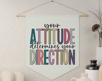 Cute Teacher Classroom Elementary School Positivity Wall Hanging Pennant. Elementary Classroom Wall Decoration. Motivational Wall Quotes.