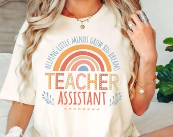 Teacher Assistant Shirt, Teacher Aide Gift, Assistant Teacher Gift, Teaching Assistant T-Shirt, Para Teacher Tee, Para Educator Gift