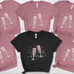 Champagne Problems Champagne Shirt. Bachelorette Party T-Shirt. Champagne Lover Tees. Birthday Gift For Her. Cute Friend Shirt.