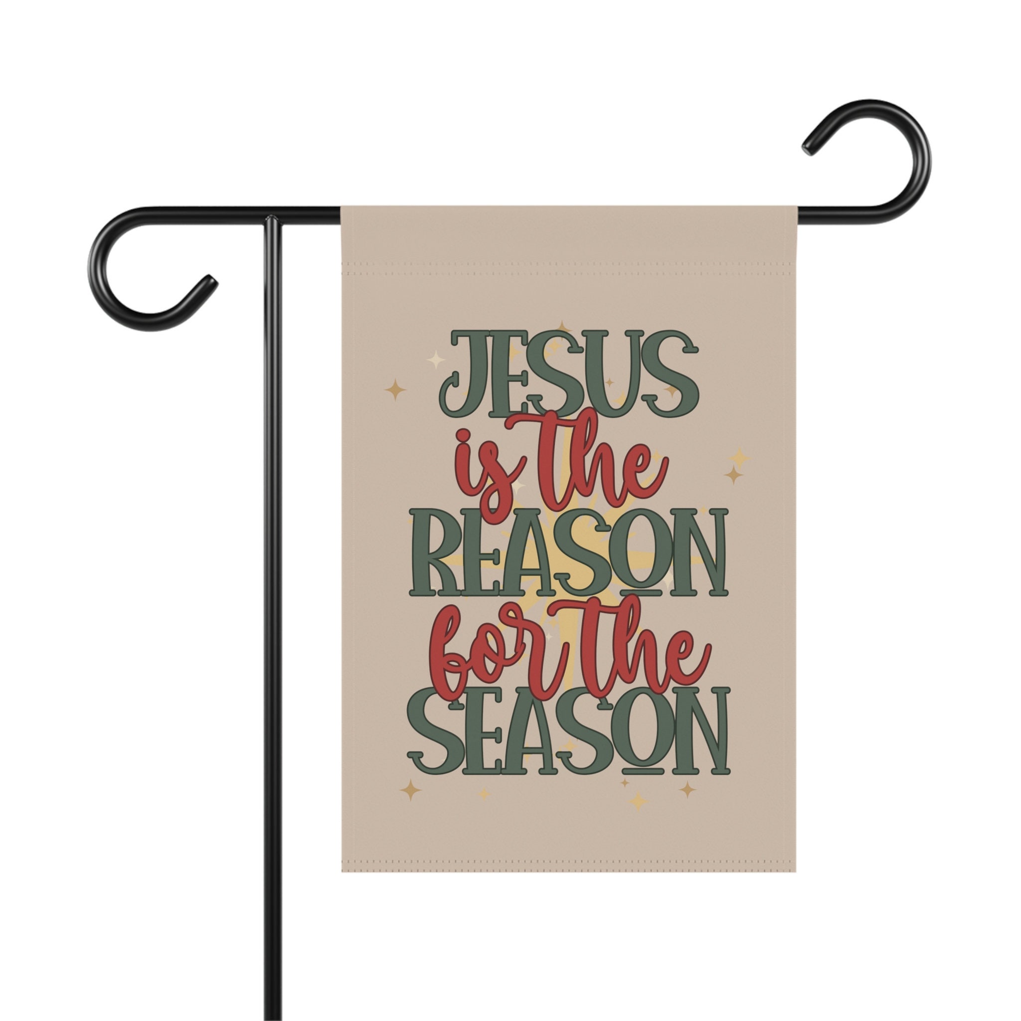 Discover Jesus is the Reason for the Season Christmas Garden Flag