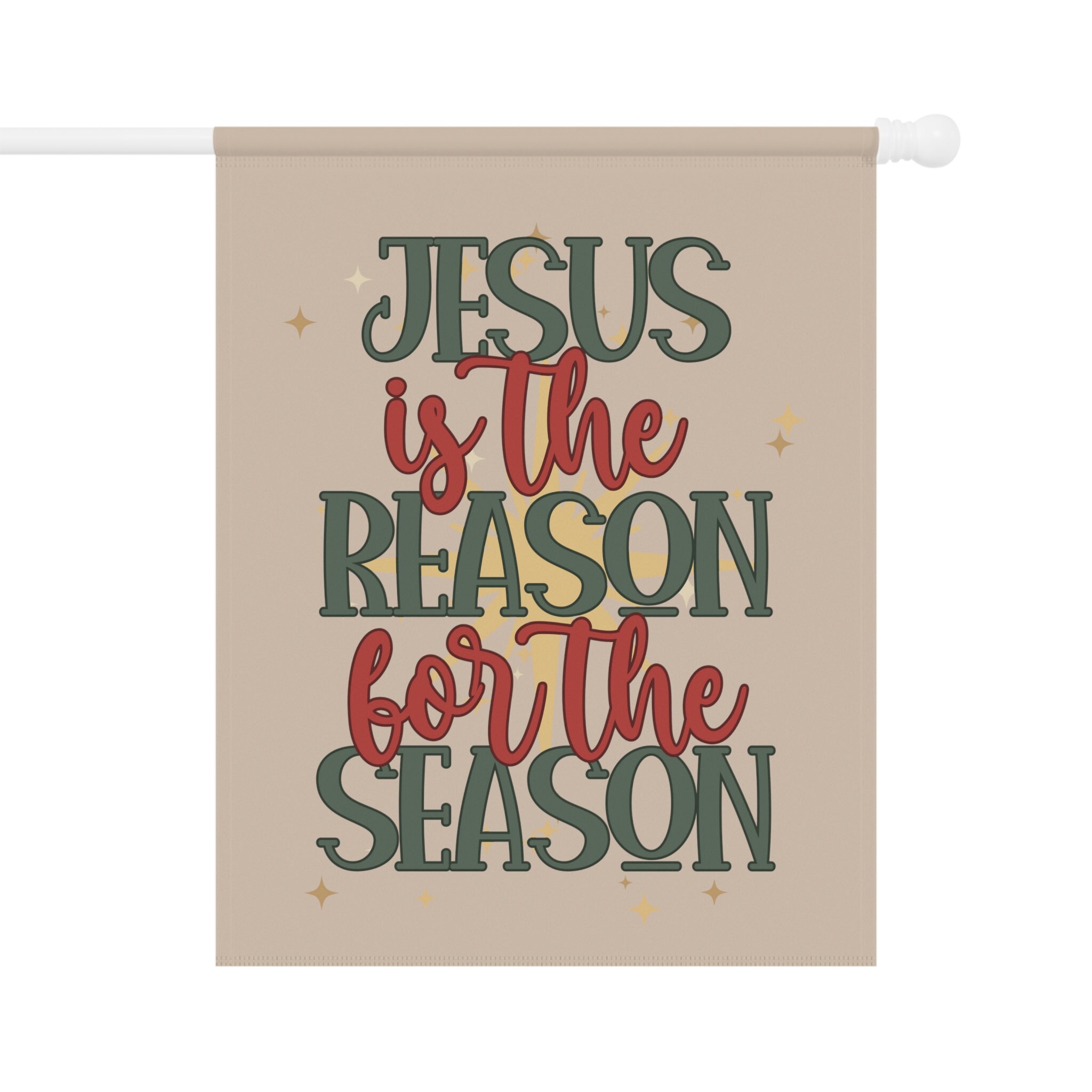 Discover Jesus is the Reason for the Season Christmas Garden Flag