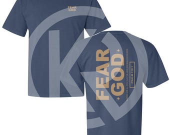 Fear God PSALM 128:1 Front & Back Design