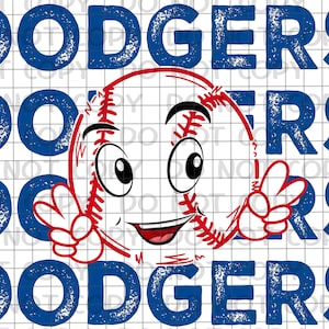 Dodgers Baseball Design