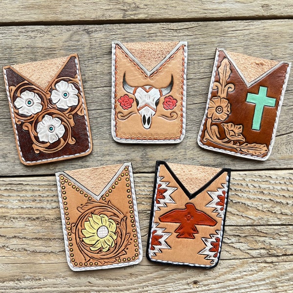 Leather Card - Etsy