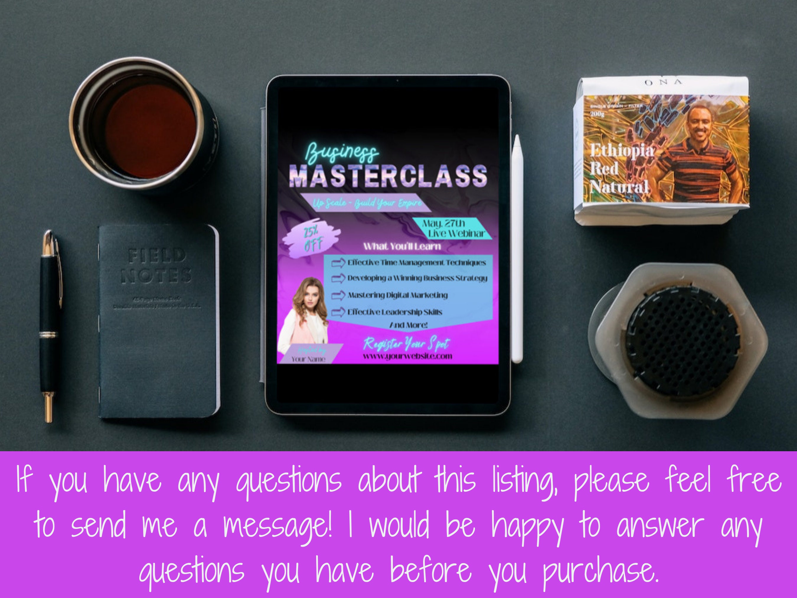 Example Master Class Flyer Business Masterclass Flyer Templates Coaching Course Promotional Flyer ...