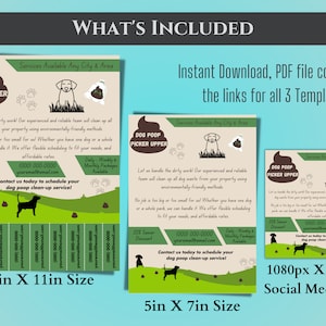 Dog Poop Cleaning Service Premade Dog Poop Scooping Flyer - Etsy
