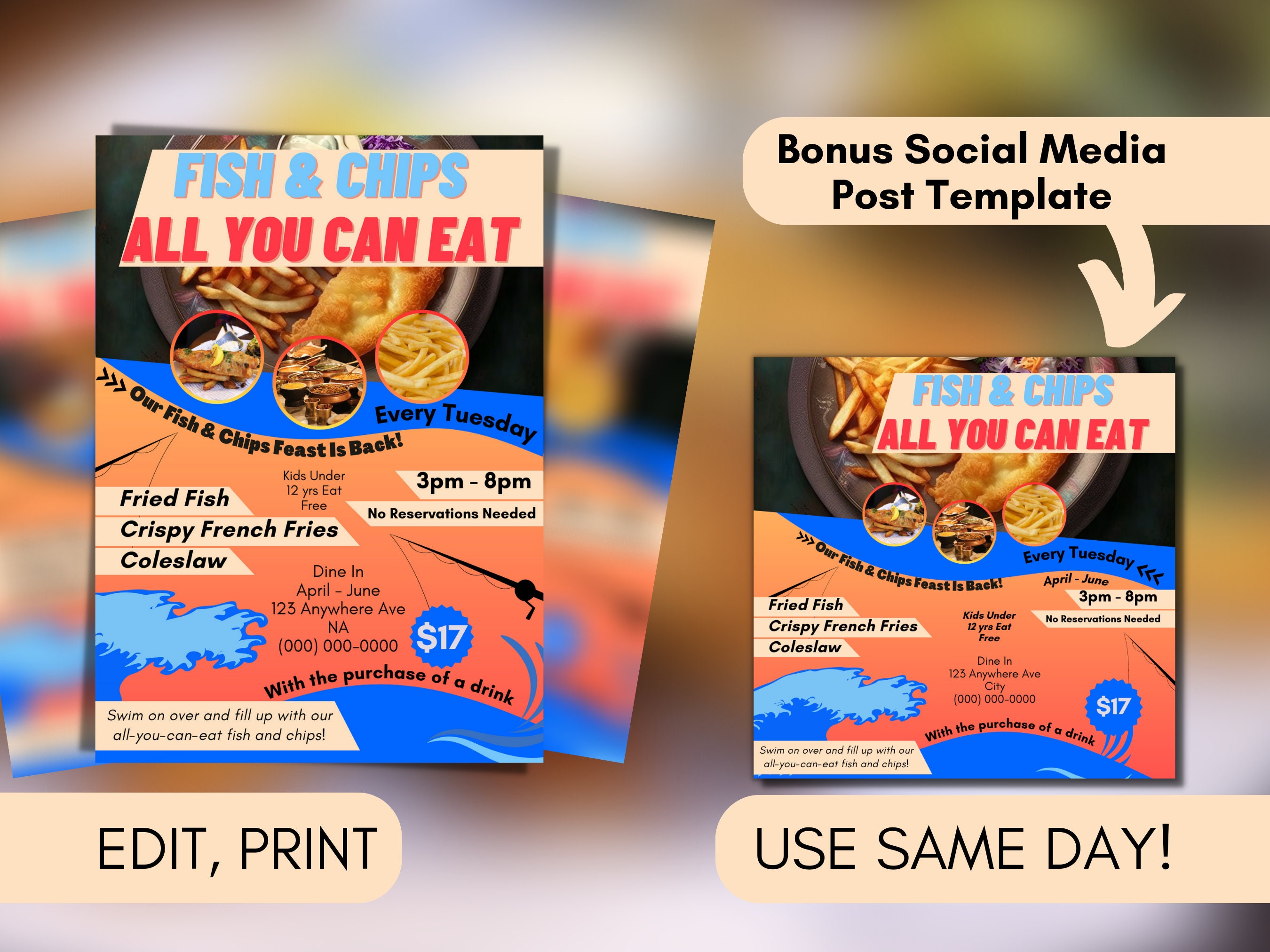 Printable Event Flyer Template Special Deals Promo Flyer Templates for ...