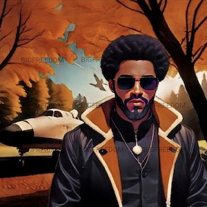 Black In The Future (Danté) Print (Ai generated) NO watermarks on downloads