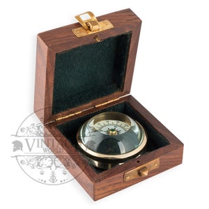 Curved Glass 60mm Floating Dial Compass | Functional Compass| Anniversary Gifts | Working Compass