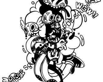 Doodle Grafiti SVG Cricut