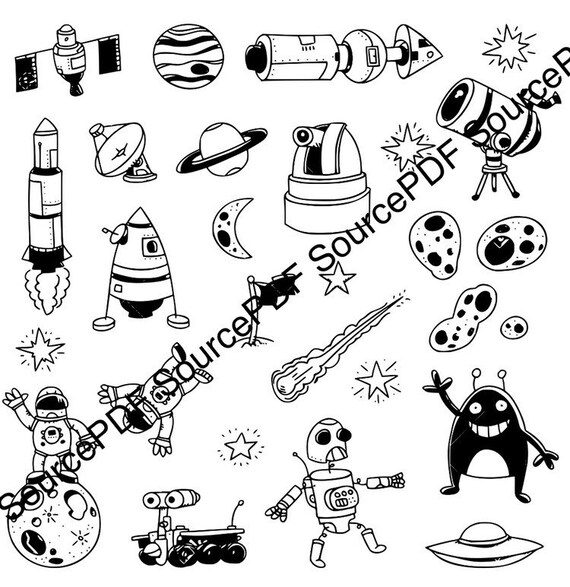 Space Kids SVG Bundle Cricut - Etsy