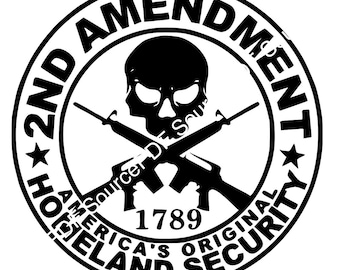 2ª Enmienda SVG cricut