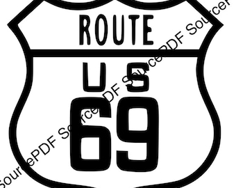 Ruta 69 SVG Cricut