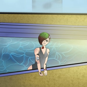 Judy alverez pool art print