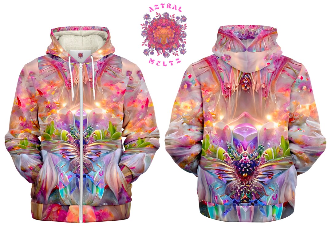 Jungle Hippie Psychedelic Trippy Women's Hoodie