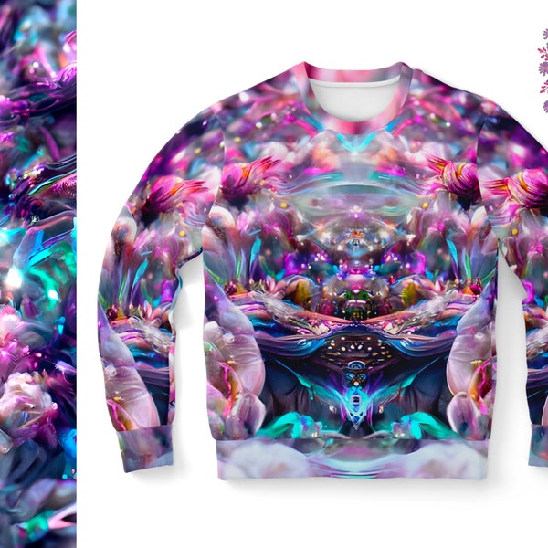 Psychedelic Sweater - Etsy