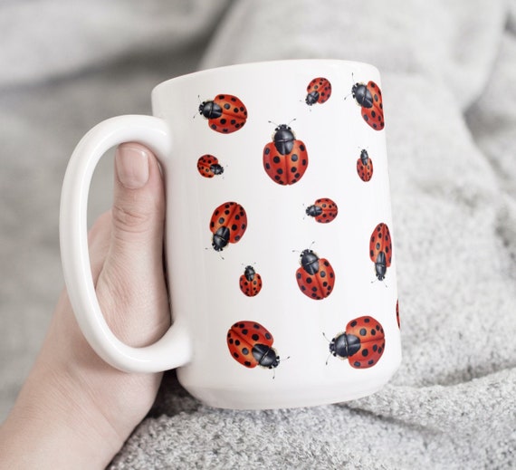Tasse Rigolote Punaise De Voyage – Céramique Colorée 11oz/15oz Pour Bureau Ou Déco