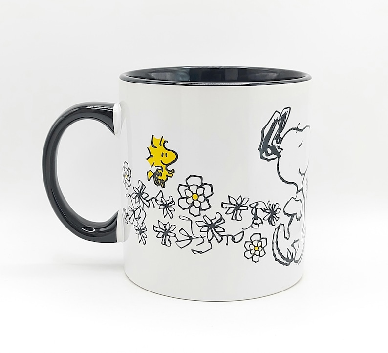 Zrike Peanuts Snoopy & Woodstock Mug - Thumbnail 5