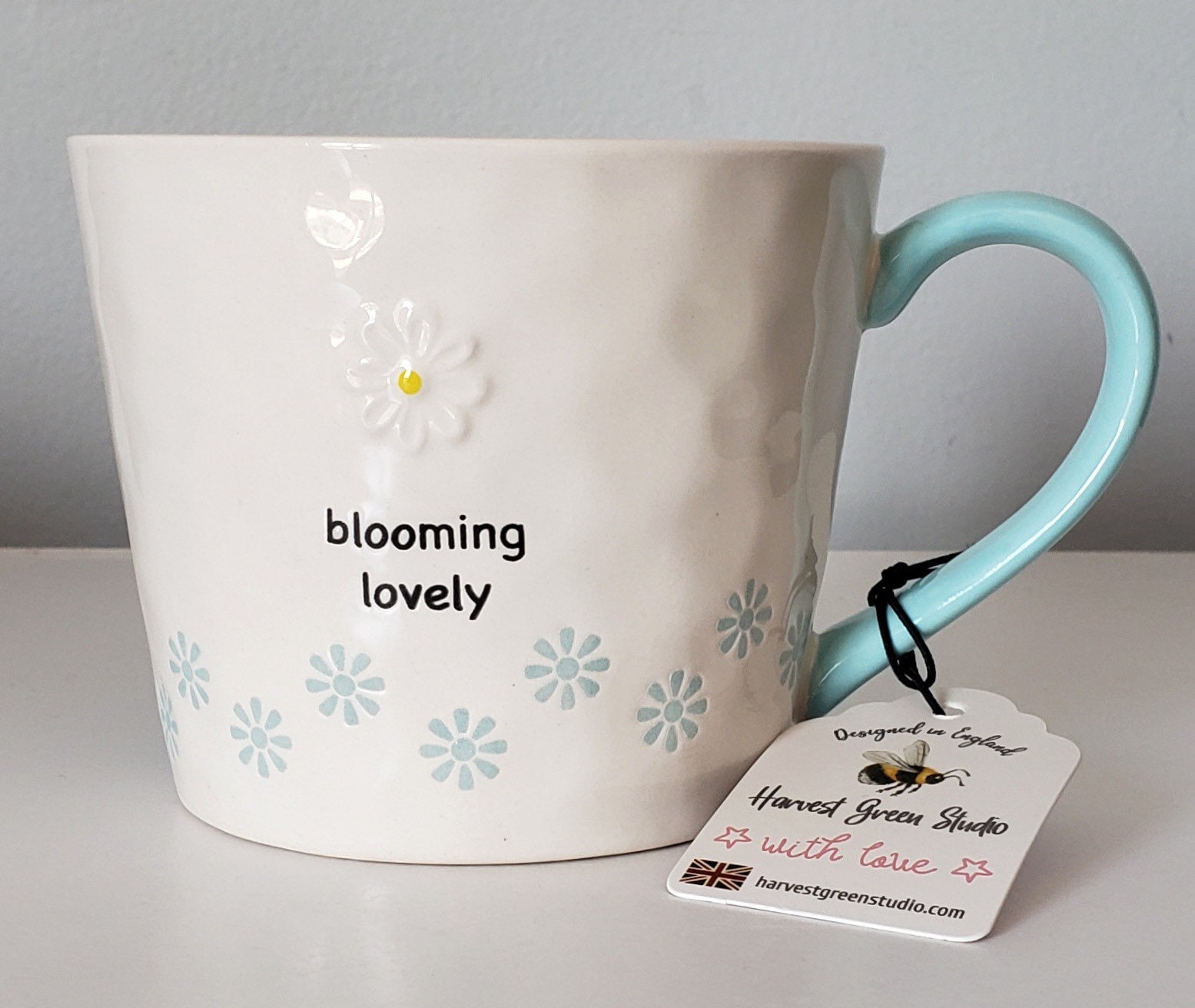 Coffee　Mug　Green　Tea　Harvest　LOVELY　13　by　Oz　Etsy　BLOOMING　Cup