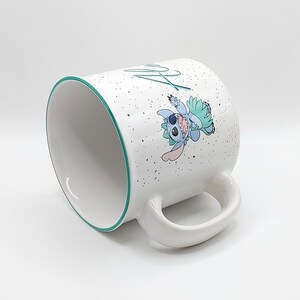 Taza de café o té estilo hawaiano ALOHA de 590 ml (20 oz), de cerámica, regalo de la película Lilo & Stitch, taza coleccionable de Disney, jarra con ambiente tropical imagen 5