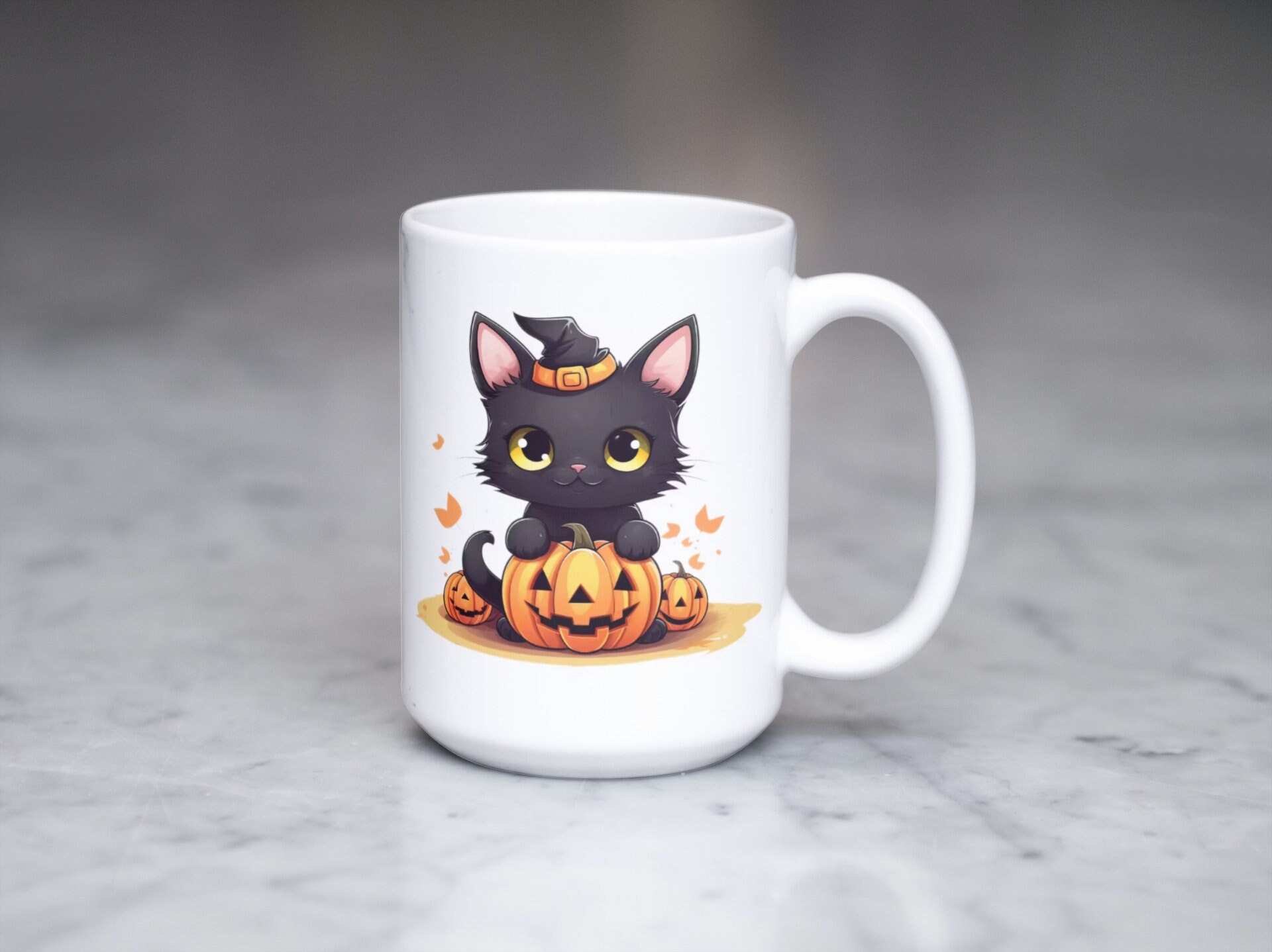 A Black Cat Hiding Amidst A Surreal Digital Pile Of Haunted Candies With Ghostly Shapes 274129172