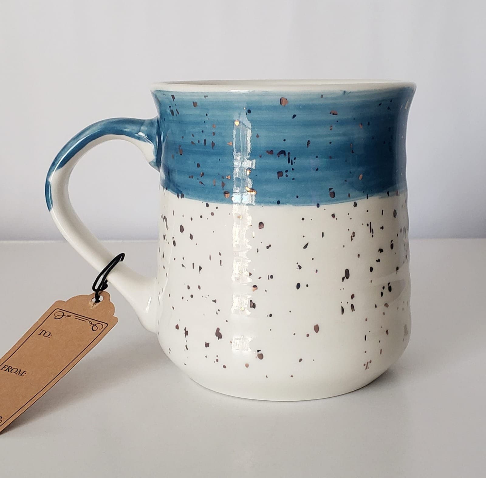 Ello 2 Ceramic Coffee Travel Mug White rippled 18 ounce with