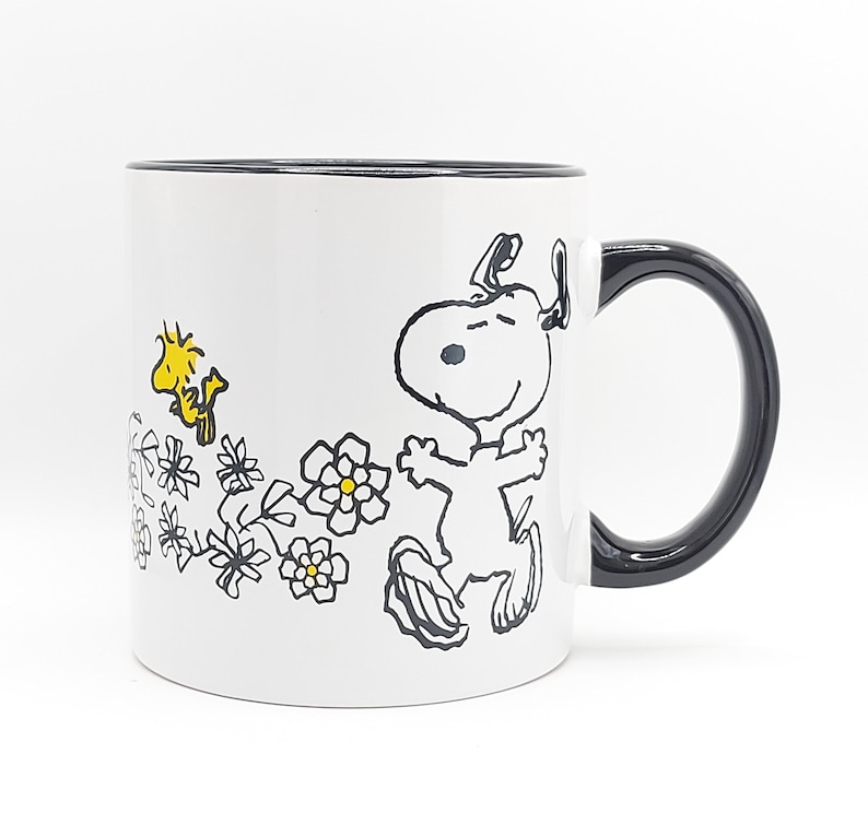 Zrike Peanuts Snoopy & Woodstock Mug - Thumbnail 2