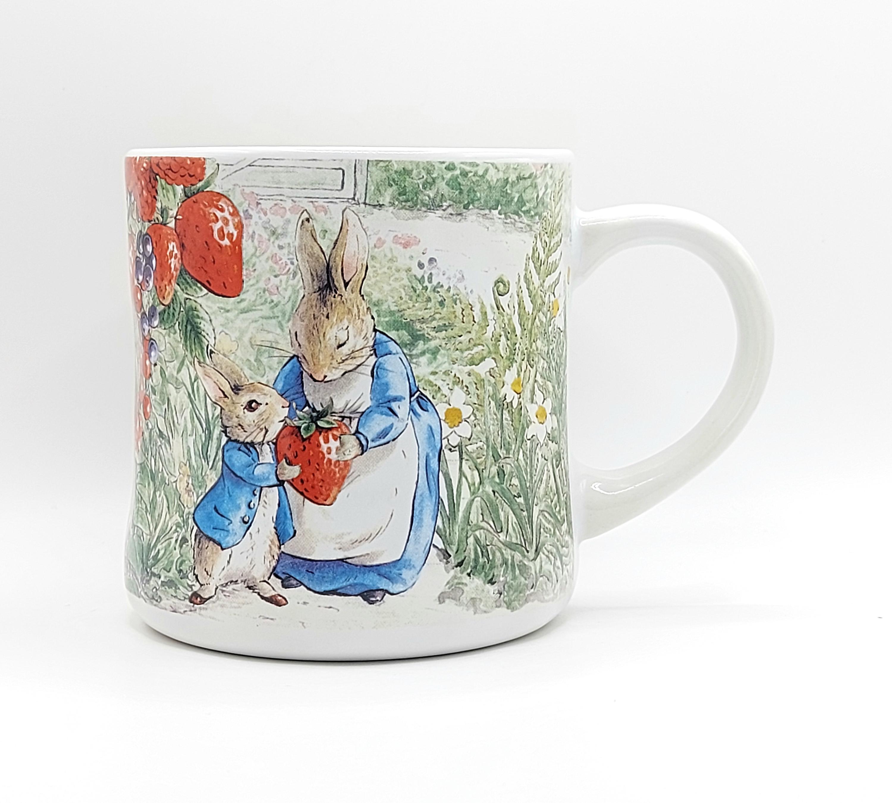 Peter Rabbit Berries Garden Coffee Tea Mug Cup 16 Oz Ceramic