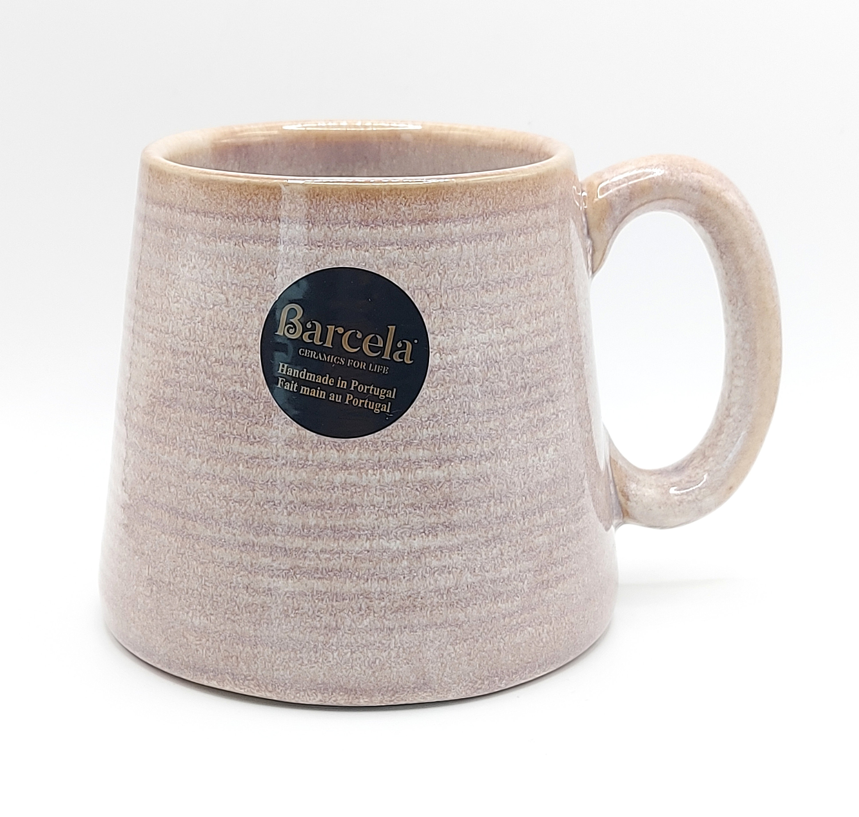 Artisanal Coffee Tea Cup Mug 15 Oz Fire Glazed Pale Pink Tones, Wavy  Texture, Handcrafted Style Mug by Barcela - Etsy