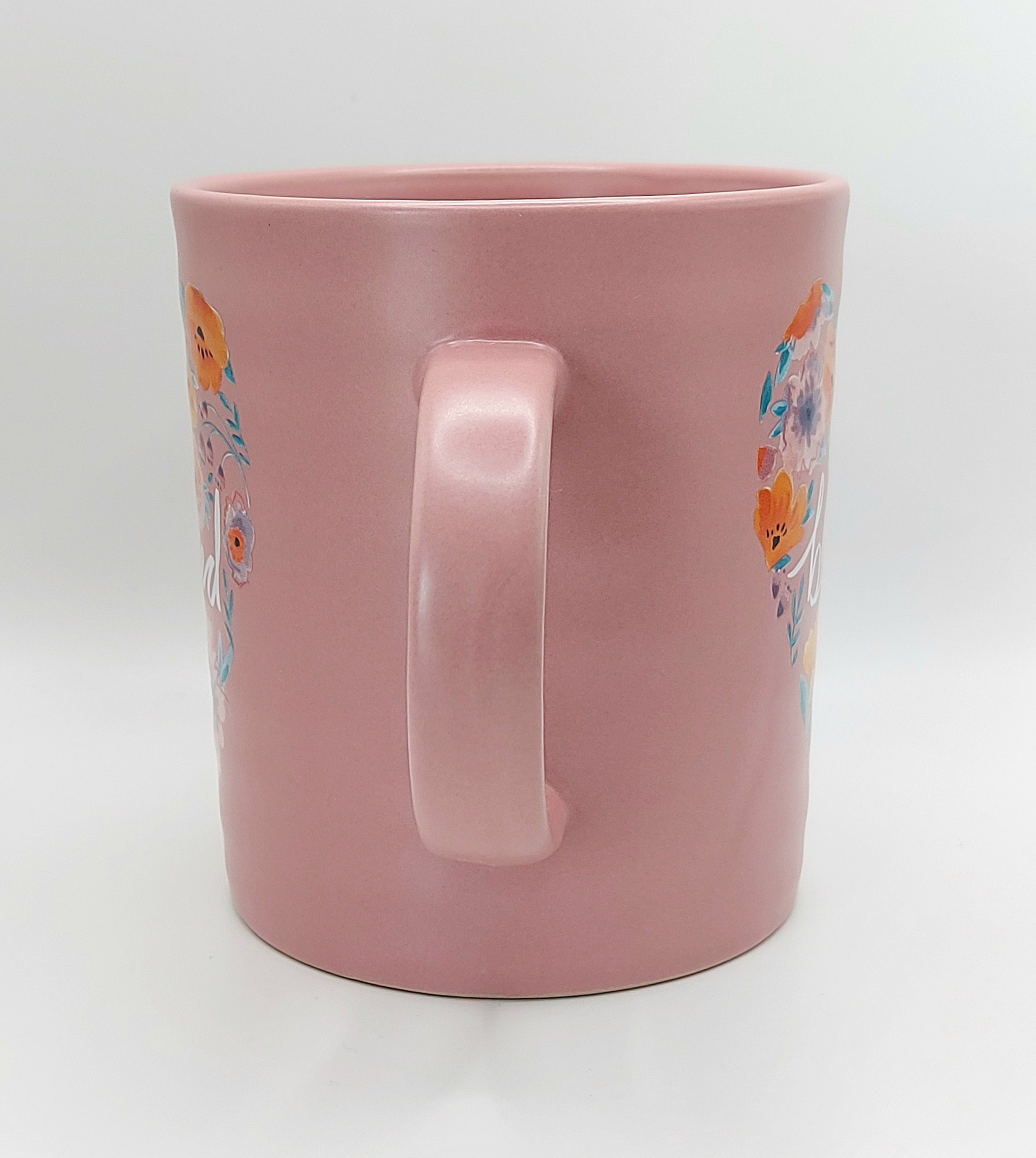 Tazza con fiocco rosa, caffè, tazza speciale in ceramica fatta a mano, tazze, 3D, tazza con fiocco rosa - Italia