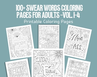 150 Swear Words Coloring Pages - Il 340x270.6169679503 Cs1x 