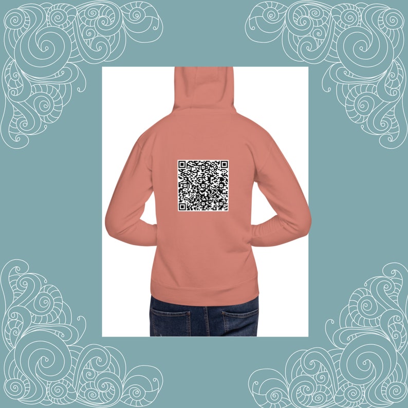 Fuck off QR Code Message Unisex Hoodie - Etsy